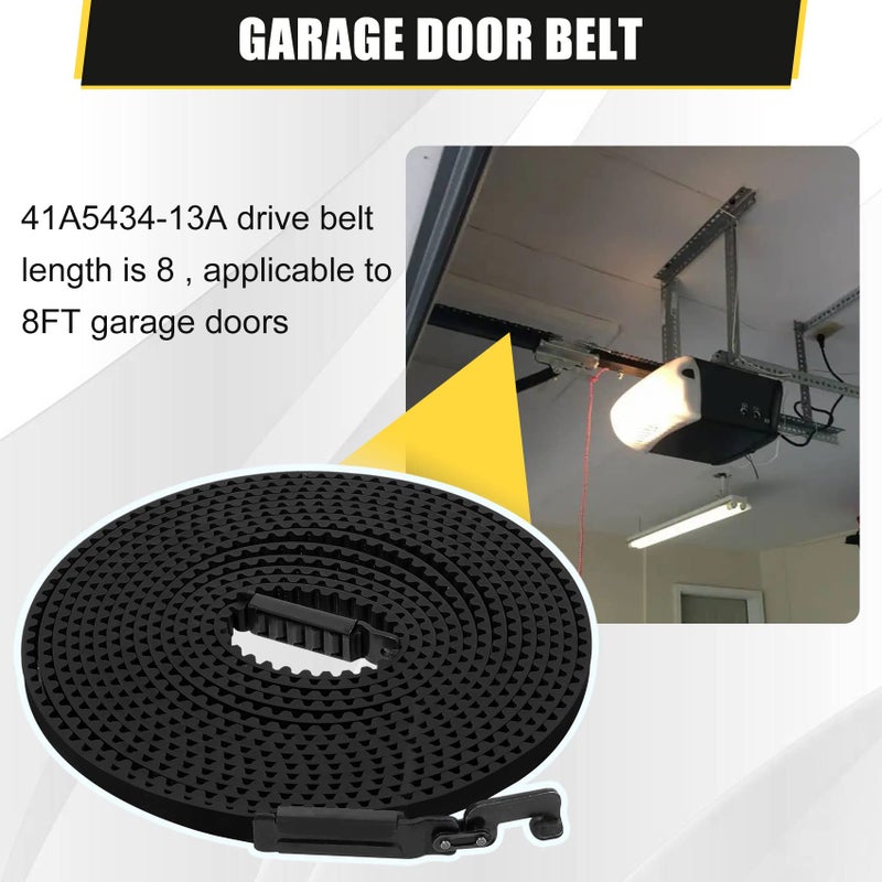 Vanesa 41A5434-13 Garage Door Belt 255"", 41A5434-13A Drive Belt for 8FT High Garage Doors, 041A5434-13A Replacement Belt Compatible with liftmaster/Chamberlain/sentex/Whisper Belt Models 3280, 2280, 2280R - Image 2